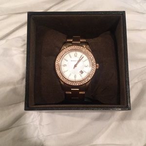 Rose gold Michael Kors watch